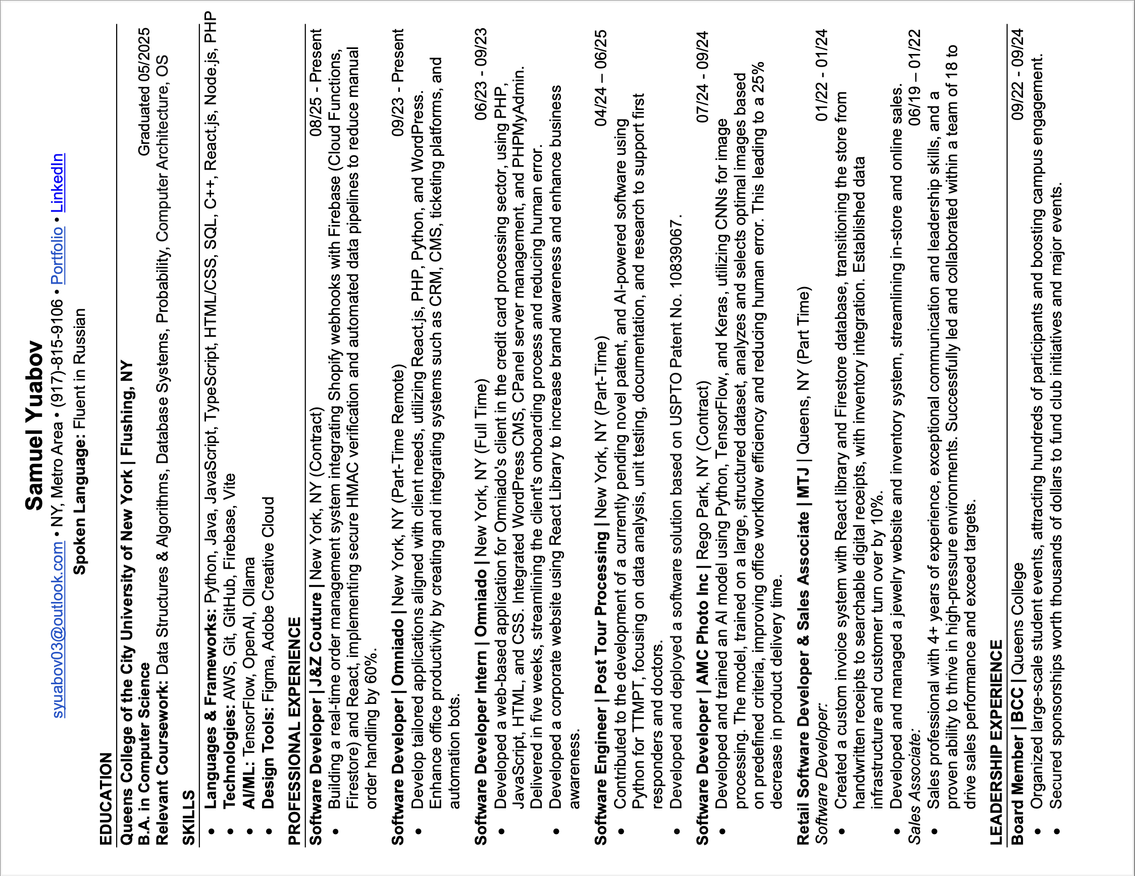 Resume